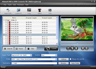 Nidesoft DVD to DIVX Converter screenshot